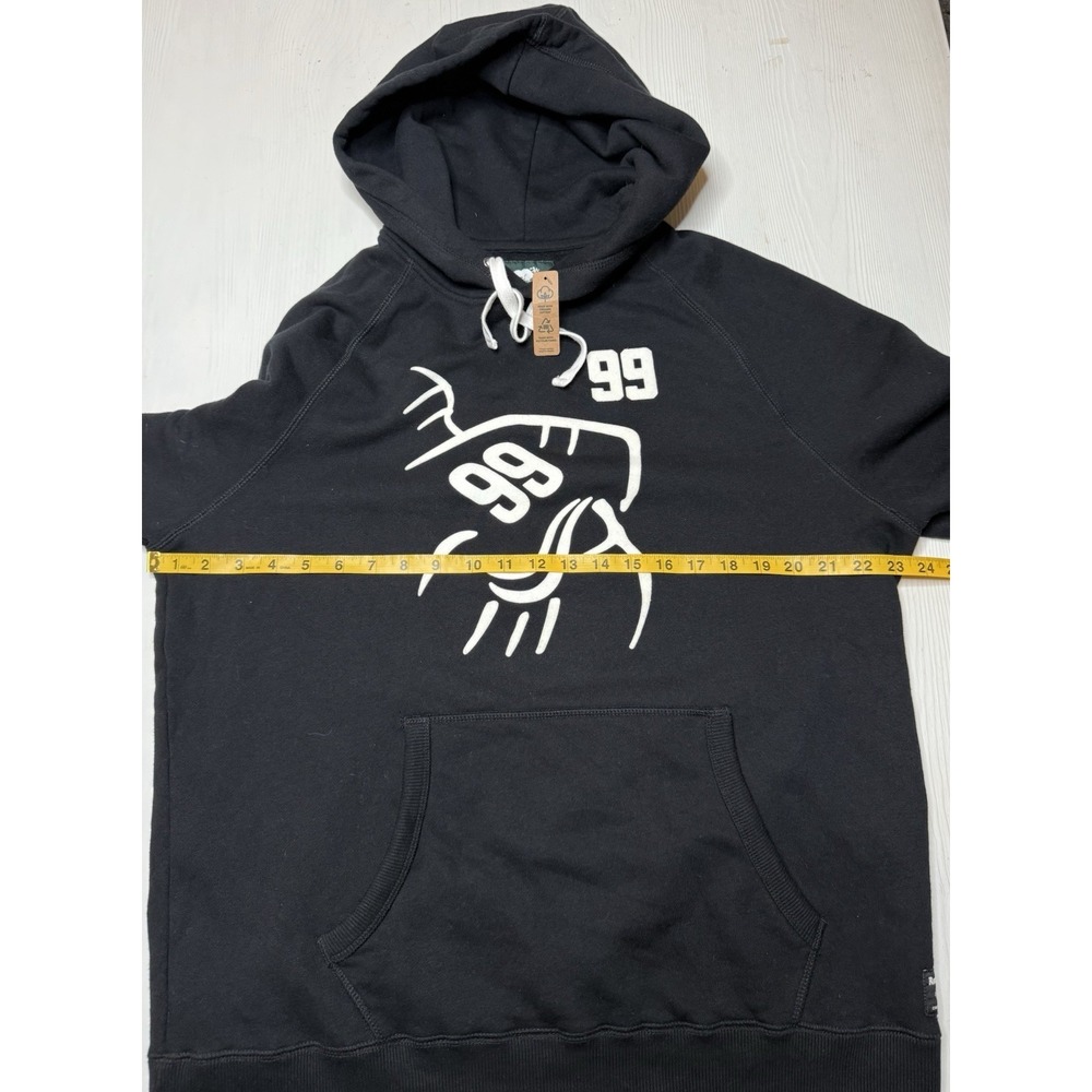 ROOTS Gretzky's Basement 99 Black Hoodie Sweatshirt Men SZ Limited Edition NWT - Picture 8 of 9